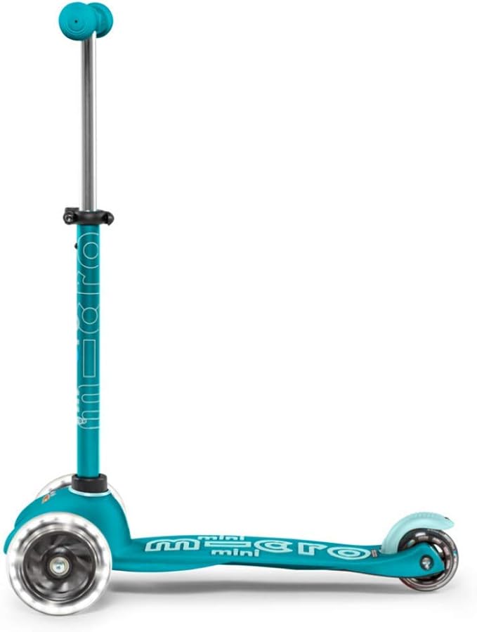 Micro Kickboard Mini Deluxe LED Three-Wheeled Lean-to-Steer Swiss-Designed Micro Scooter