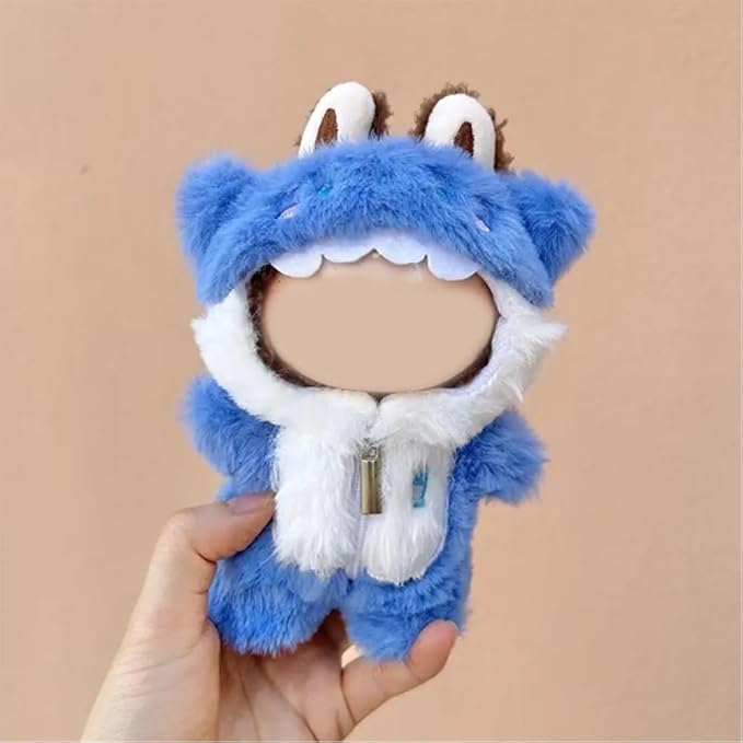 2 Sets for Labubu Clothes/for Labubu Outfits,Clothes Set for 17cm Lububu Doll,Clothing for LA BUBU, Stylish Adorable Accessories (No Doll) (No Doll-Shark-2 Sets)