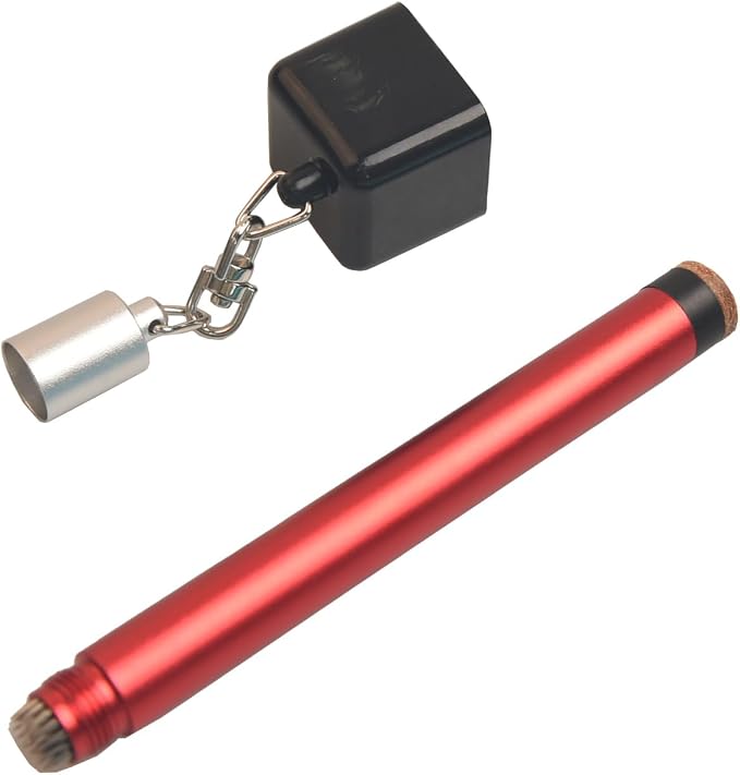 LAKE OF FIRE Pool Cue Chalk Holder – 2-in-1 Billiard Accessory with Pool Chalk Holder & Cue Tip Tool