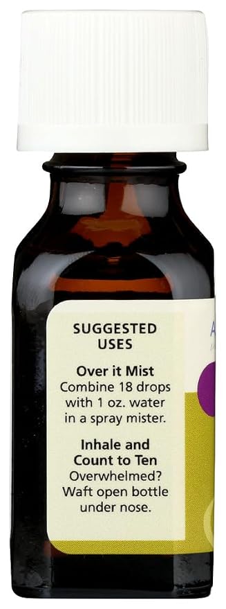 Aura Cacia Essential Solutions Panic Button Massage Essential Oil, 0.5 Ounce - 3 per case.3