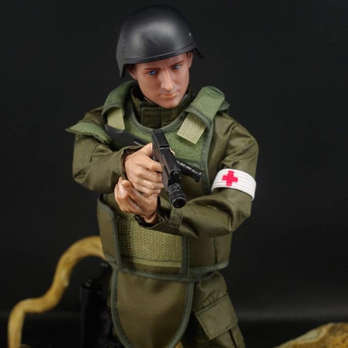 12 Inch Action Figures Military Set, 1/6 Scale Action Figures Set with Weapons and Accessories