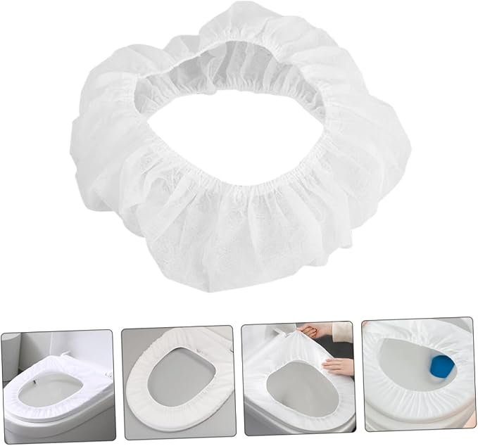10pcs Disposable Toilet Seat Covers Portable Potty Training Seat for Toddlers Boys and Girls Adults Travel Hotel Public Restroom