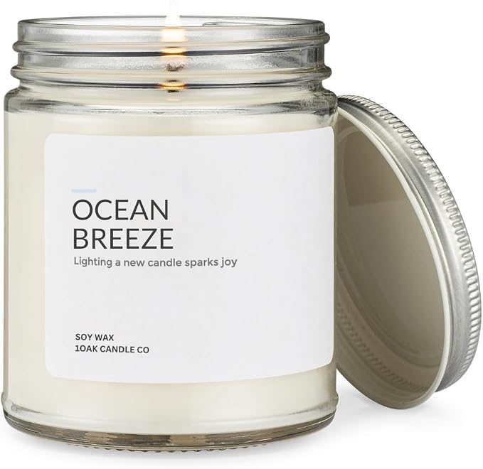 1OAK Ocean Candle - Beach Candle - Ocean Themed Candles - Summer Candles for Home - Home Scented - Hand-Poured (7oz.)