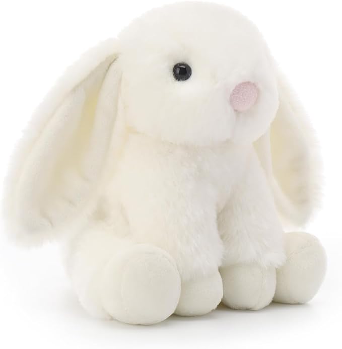 Apricot Lamb Cream Bunny Stuffed Animals for Kids, Soft Cute Plush Toys for Baby Girl and Boy, 6 Inches