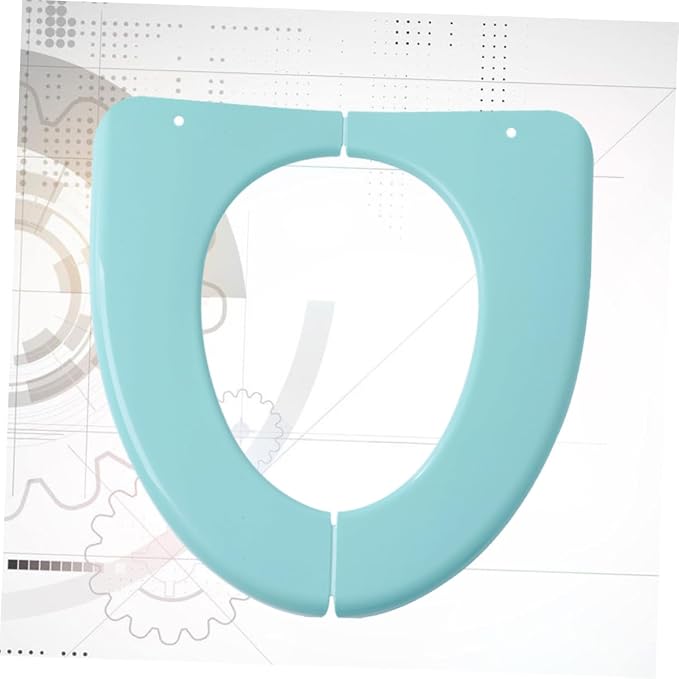 NOLITOY 1pc Folding Potty Seat Cover Lightweight Portable Toilet Training Cushion for Home and Standard Toilets Made of Safe Plastic Nordic Green