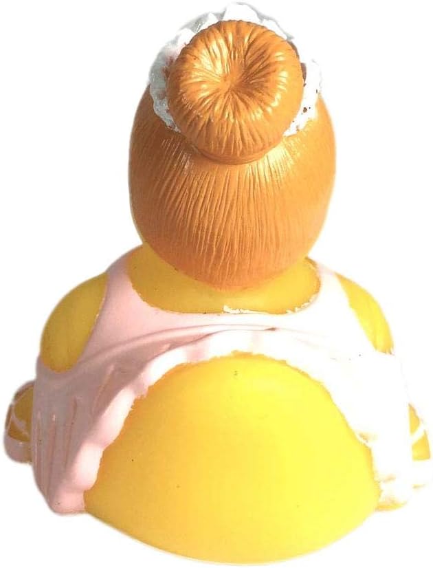 3" Rubber Duck [Sealed Hole, Floats Upright] - Baby Safe Bathtub Bathing Toy - Ballet Rubber Duck