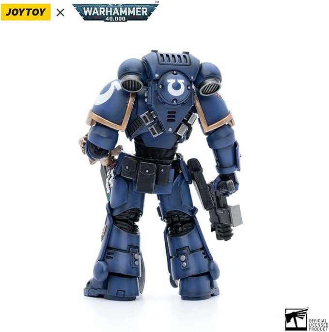 JOYTOY 1/18 Action Figure Warhammer 40k Mecha Joy Toy Model Toys Ultramarines Primaris Lieutenant Argaranthe