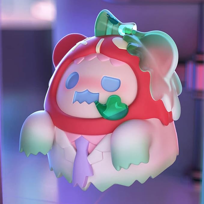 BEEMAI Ghost Bear Lovesick Lab Series 3PC (No Repeat) Random Design Cute Figures Desktop Ornament Collectible Toys Birthday Gifts