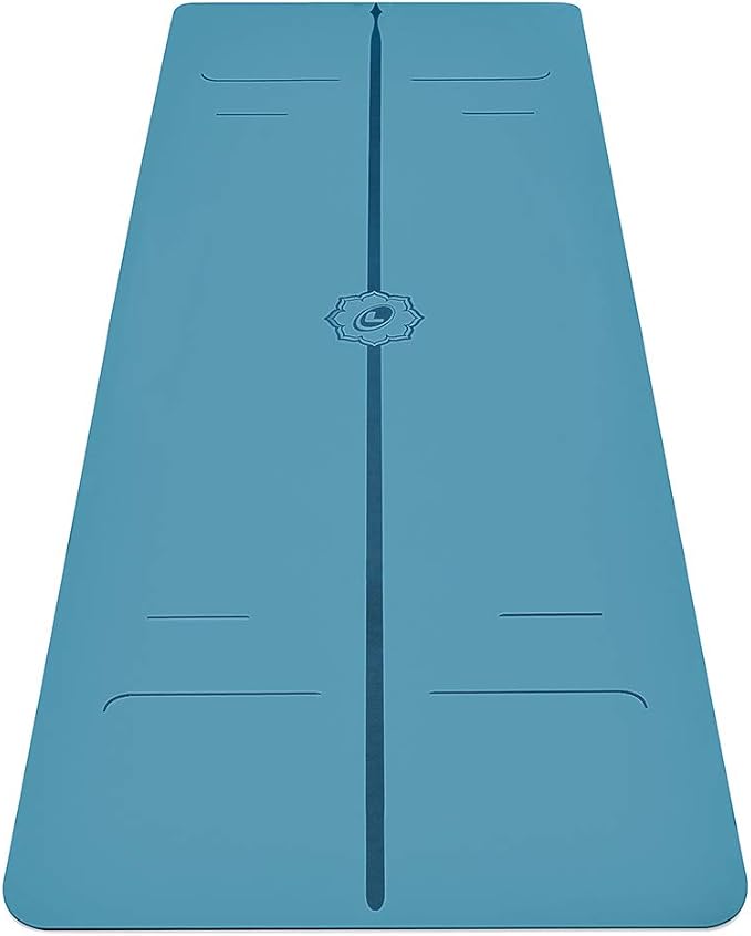 Liforme Evolve Yoga Mat – Free Yoga Bag Included - Patented Alignment System, Warrior-like Grip, Non-slip, Eco-friendly, Sweat-Resistant, Long, Wide, 4.2mm thick mat for comfort