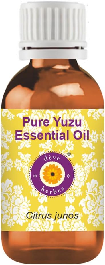 dève herbes Pure Yuzu Oil (Citrus Junos) Cold Pressed 2ml (0.06 oz)