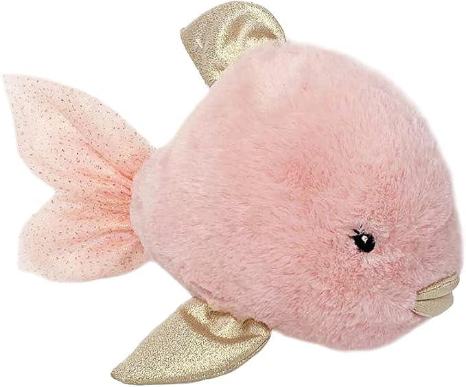 MON AMI Crystal The Fish Stuffed Animal – 13”, Fish Plush, Use as Toy or Nursery Room Décor, Great for Kids of All Ages