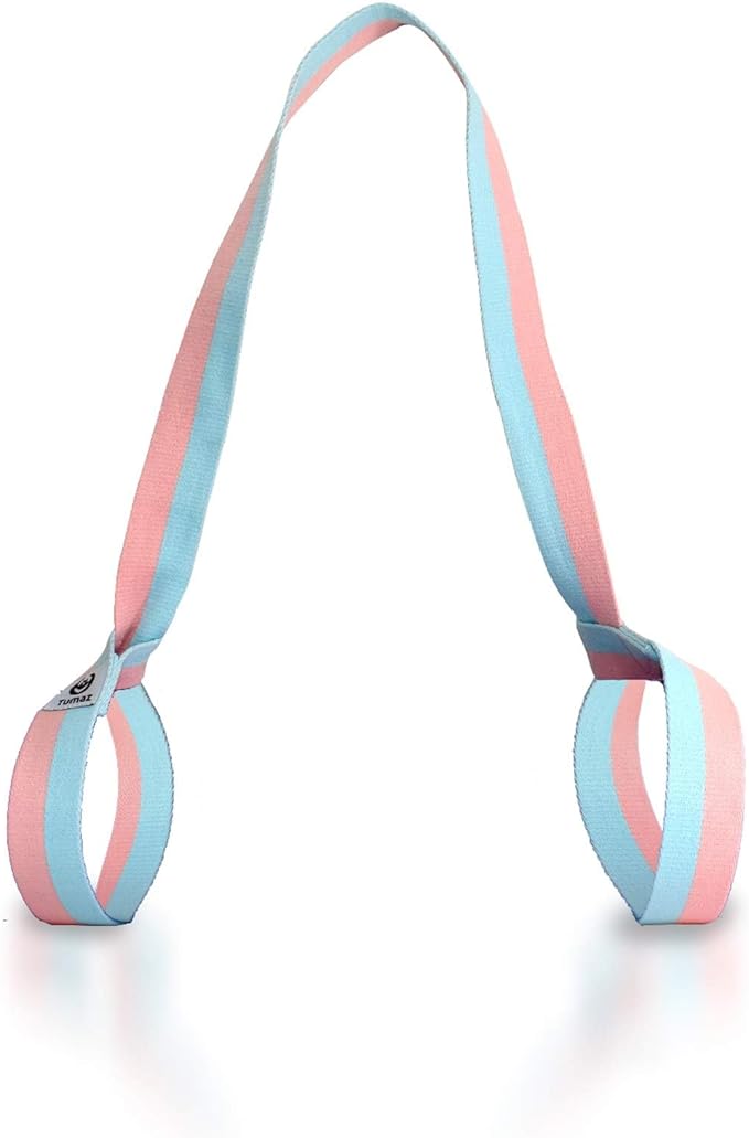 Tumaz Yoga Mat Strap [MAT NOT Included] (2 Sizes) with Extra Thick & Comfy Delicate Texture, Adjustable Yoga Mat Carrier