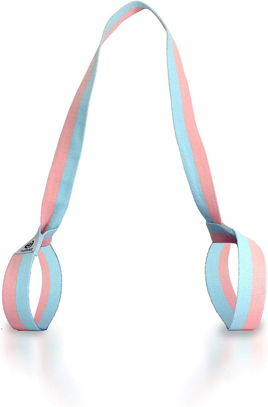 Tumaz Yoga Mat Strap [MAT NOT Included] (2 Sizes) with Extra Thick & Comfy Delicate Texture, Adjustable Yoga Mat Carrier