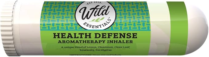 Wild Essentials Healthy 6 Pack of Aromatherapy Nasal Inhalers Made with 100% Natural, Therapeutic Grade Essential Oils to Help Keep You Refreshed and feelling Your Best