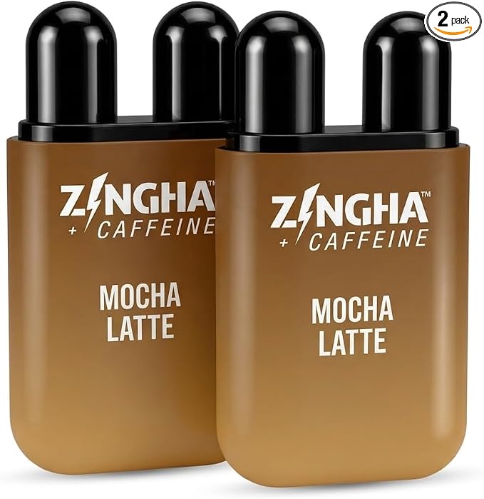 Z!NGHA Caffeinated Aromatherapy Nasal Inhaler Stick - Energy Nasal Stick with Peppermint & Eucalyptus Essential Oils - Natural Focus & Alertness Support, Sweet Surge