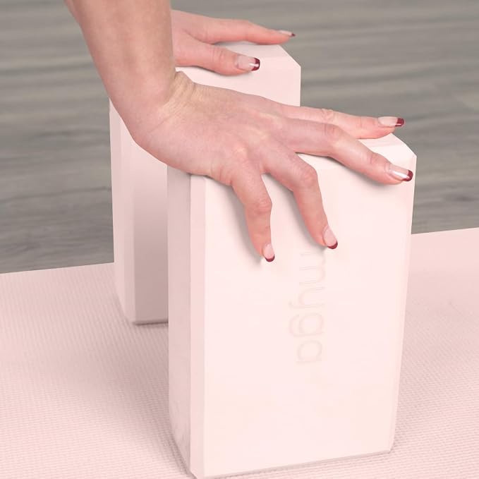MYGA Yoga Block,Lightweight EVA Foam Yoga Brick,High Density Non-Slip Block for Yoga Poses, Pilates, Balance and Flexibility