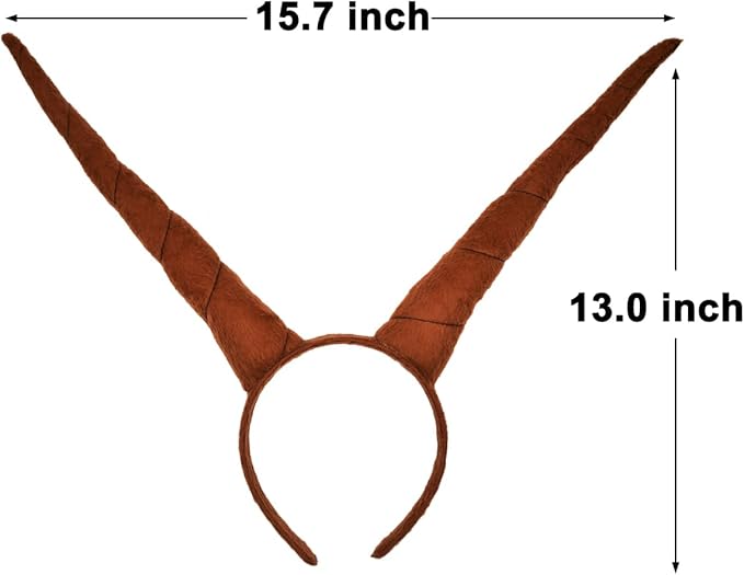 Plush Animal Ears and Horns Headband-Halloween Christmas Festival Theme Party Animal Cosplay Costume Headbands