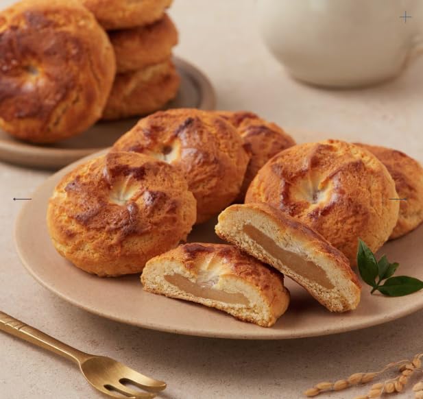 Gong Jooo MaMa CW(Chung Woo) Korean Chewy Filled Rice Cake Cookie Variety Gift Box (POTATO TTEOK 10)