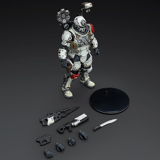 JOYTOY 1/18 Action Figure Battle for The Stars Sorrow Expeditionary Forces 09th Legion Assault Company-Signaller Collection Model Birthday Gifts