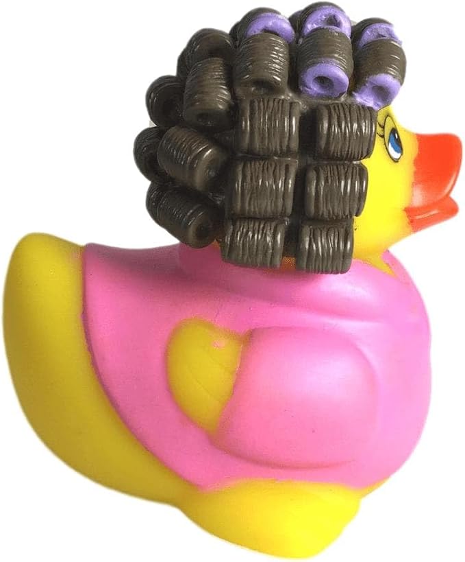 3" Coffee Lover Rubber Duck [Floats Upright] - Baby Safe Bathtub Bathing Toy
