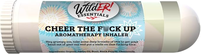 Wilder Essentials 3 Pack of Cheer The f Up Aromatherapy Nasal Inhalers Made with Premium Grade Essential Oils to Help Keep You Happy and Uplifted