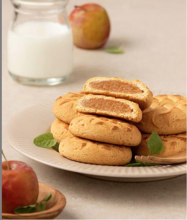Gong Jooo MaMa CW(Chung Woo) Korean Chewy Filled Rice Cake Cookie Variety Gift Box (GRANDSHELL APPLE 10)