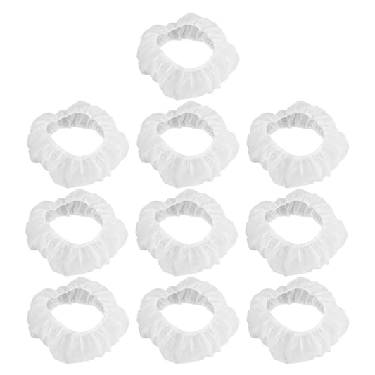 YARNOW 10pcs Disposable Toilet Seat Covers Lightweight Non-Woven Fabric Potty Training Liners and Adults Portable Waterproof Seat Covers for Airplane Trip and Public Restrooms