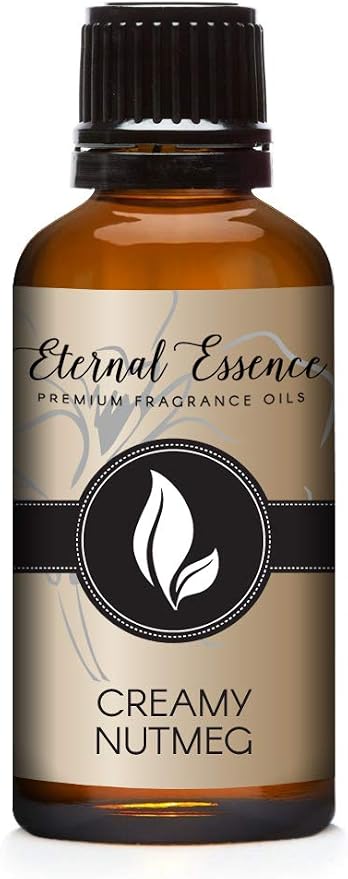Eternal Essence Oils Creamy Nutmeg 30ml Premium Fragrance Oil - for Candle, Soap Making, Aromatherapy, Diffusers, Home Care, & Humidifiers