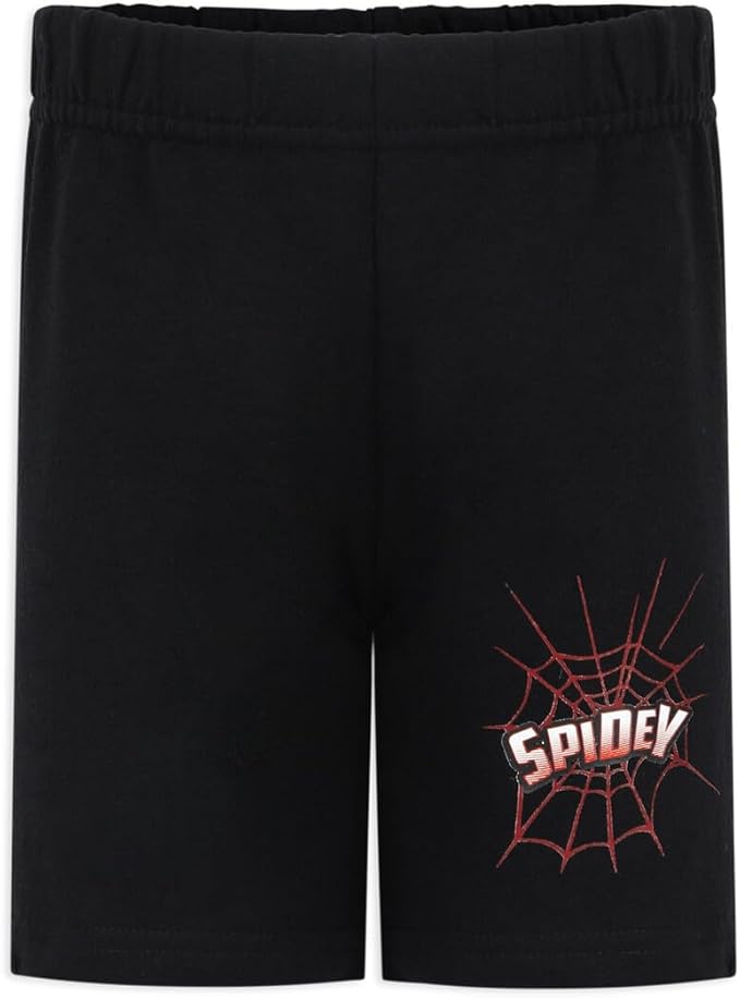 Marvel Spider-Man Boys Tie Dye Short Sleeve Shirt and Shorts Set for Toddler and Big Kids
