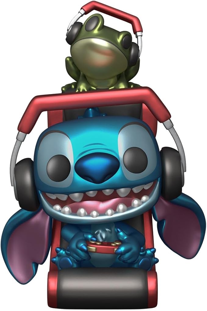 Funko Pop! Plus: Lilo and Stitch - Gamer Stitch - Metallic - Collectable Vinyl Figure - Gift Idea - Official Merchandise - Toys for Kids & Adults - Cartoon/Animation Fans - Model Figure for Collectors