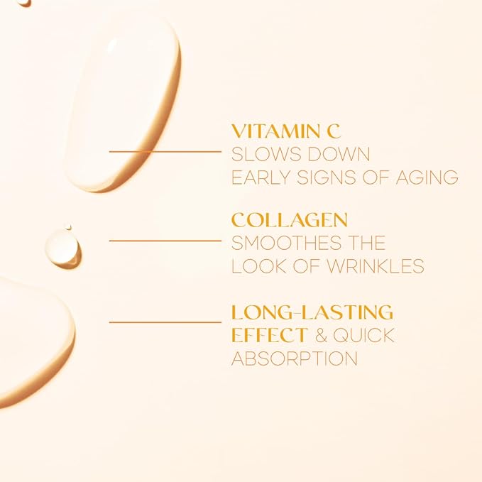 Vitamin C & Collagen Under Eye Patches - Dermatologist Tested - Brightens Dark Circles, Tightens Under Eye Area, Anti-Aging - Natural Ingredients Korean Skin Care - All Skin Types - 5 Pairs