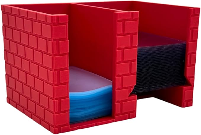 EnderToys CardCare Lite (Red Brick) - Toploader Dispenser - Penny Sleeve Holder