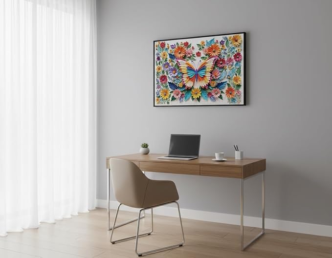 1000 Pieces Jigsaw Puzzles for Adults, Floral & Bird Series - Exquisite Nature Art & Seamless Fit, Calming Brain Teaser, Large 28" x 20", Great Gift for Garden Lovers（Wings of Spring）