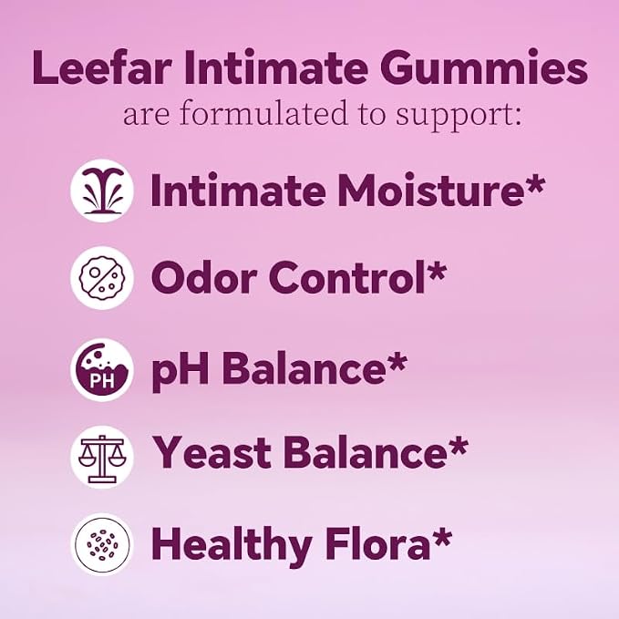 Women’s Probiotic + Slippery Elm - 5 Billion CFU Vaginal Probiotics + Prebiotic Fiber - Supports Intimate Moisture, pH Balance, Odor Control & Yeast Balance* - Pineapple Flavor - 60 Gummies