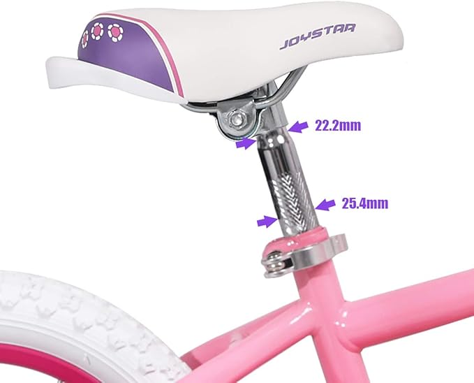 DRBIKE Kids Bike Seat for 12 14 16 18 Inch Kid's Bike, Replacement Kids Bicycle Saddle for Boys and Girls, Padded Seat with Parent Handle