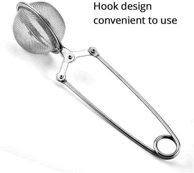 TraderPlus 2 Pack Stainless Steel Loose Leaf Tea Infuser Mesh Strainer Ball with Handle