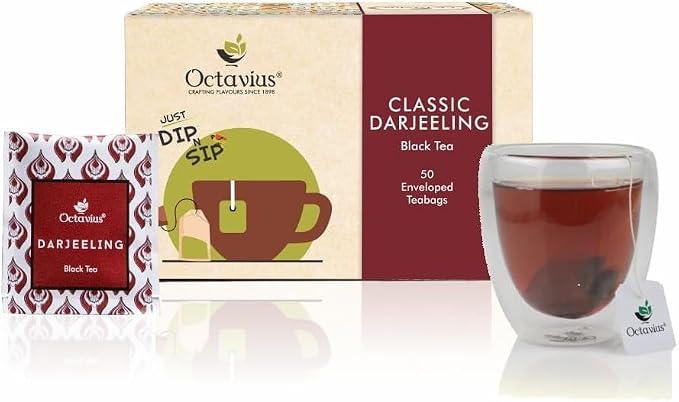 Octavius Classic Darjeeling Black Tea - 50 Teabags