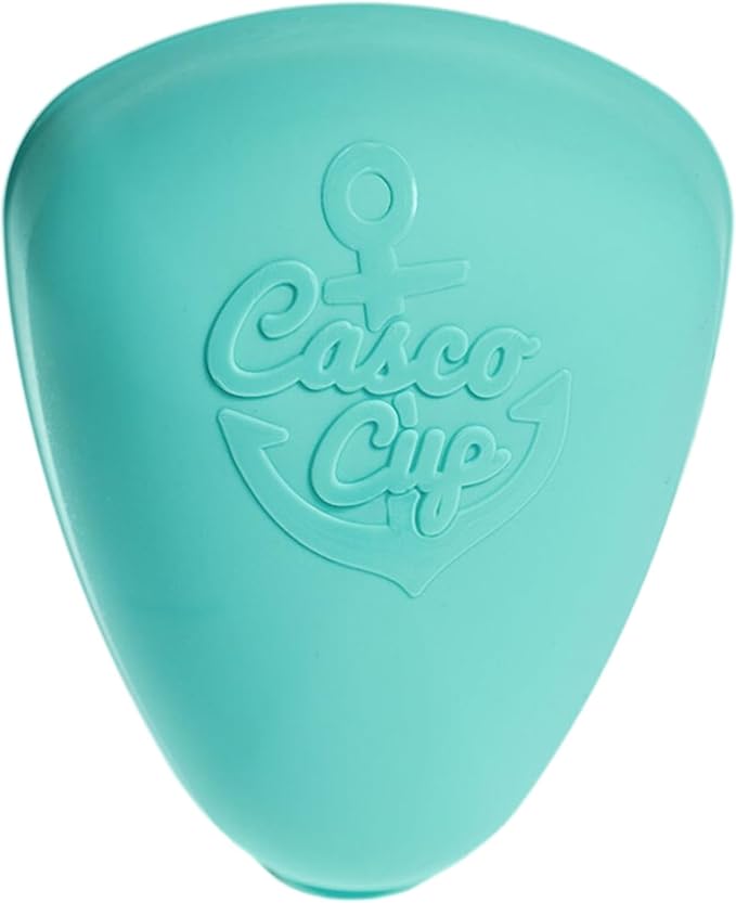 Casco Flip Menstrual Disc - Includes Case & Instructions - Silicone Period Disc for Women - Made in Maine, USA - Reusable (Large and Small)