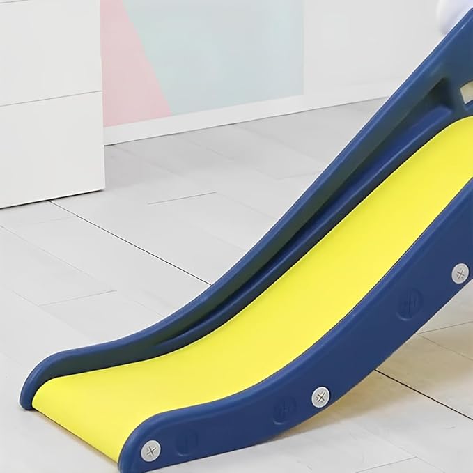 Toddler Slides for Age 1-3 Kids Baby Plastic Slides Indoor Playset Outdoor Playground Climber Freestanding Playset Game with UP and Slides Navy