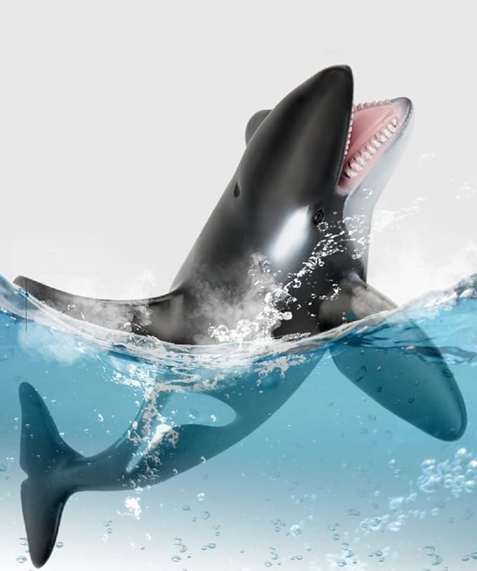 Simulated Ocean Big Animal, One pc 15Inch Soft Filled Rubber Sea Educational Toys (Killer Whale)