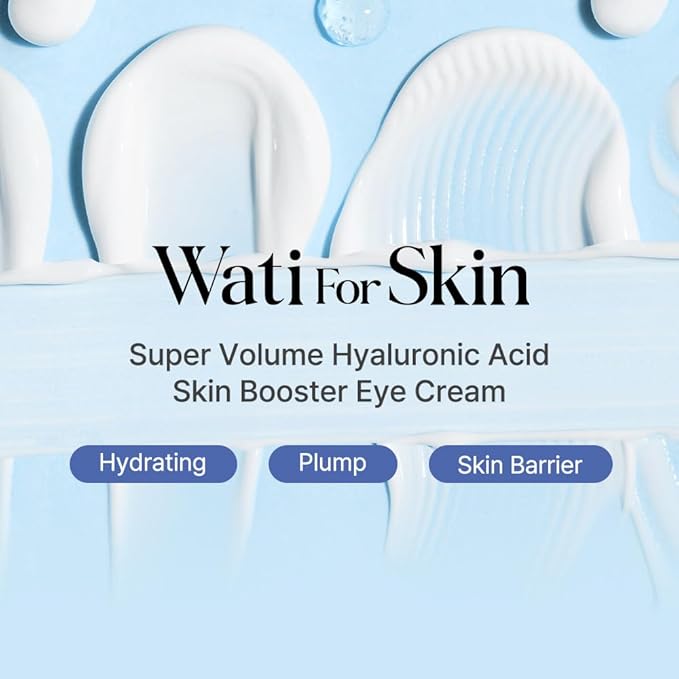 Super Volume Hyaluronic Acid Skin Booster Eye Cream – Deep Hydration & Plumping for Fine Lines, Korean Skin Care, 30ml / 1.01 fl.oz.