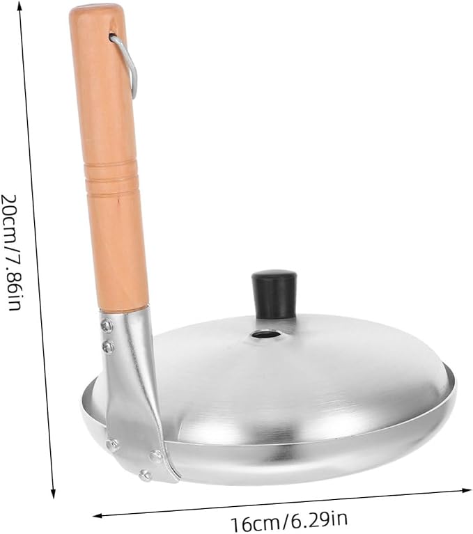 Mobestech Japanese Oyakodon Pan with Lid Nonstick Vertical Handle Frying Pan for Eggs Cooking Pot for Induction and Gas Stoves Healthy Low-fat Cooking