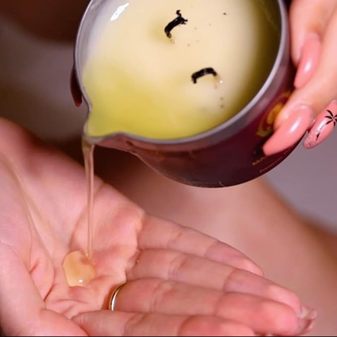 Sensual Massage Candle - Skin Moisturizing Massage Oil Candles - 6 oz.