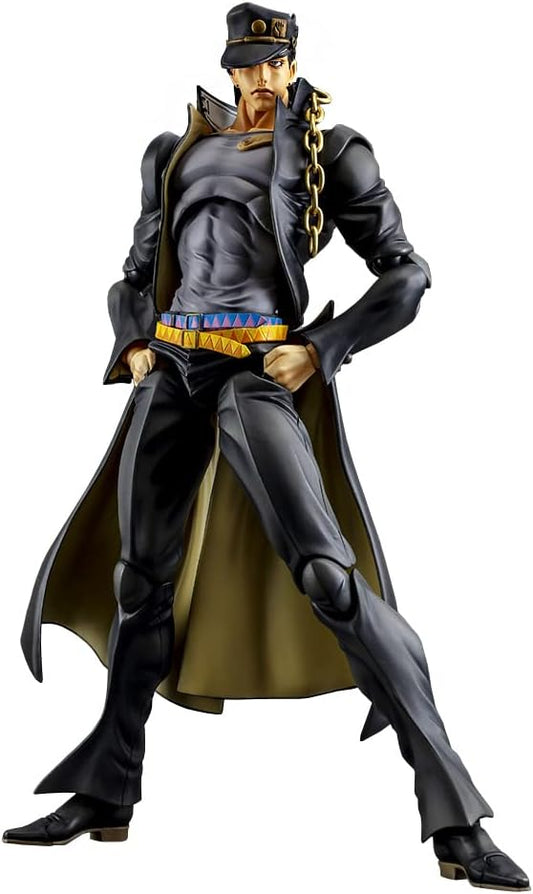 JJBA Figure Jotaro Kujo Super Action Statue 9.84" Movable Anime Figurine Kujo Jotaro Action Figure Desktop Decoration Collectibles Gift