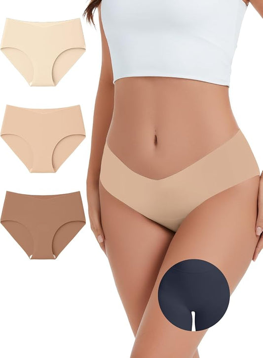 Camel Toe Underwear for Women Seamless Underwear No Show Camel Toe Concealer Invisible Workout Gym Yoga Panties