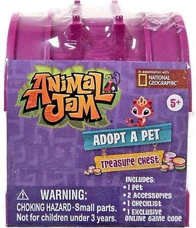 Animal Jam Set of 2 Blind Bag Treasure Chest Adopt A PET Walmart Exclusive.