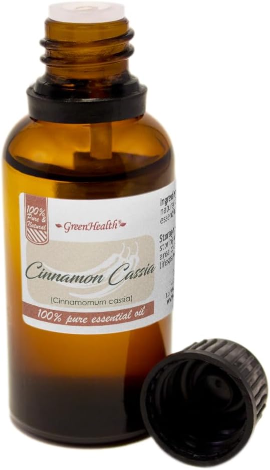 1 fl oz - Cinnamon Cassia Essential Oil (100% Pure & Uncut) - GreenHealth