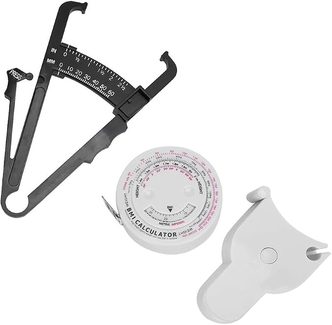 Body Fat Tester Retractable Waist Measuring Tape for Health Measurement BMI Tool Portable for Home Use