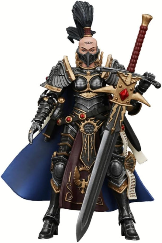 JOYTOY Warhammer Horus Heresy Sisters of Silence Knight-Commander Jenetia Krole 1:18 Scale 4.25in Action Figure Mecha Joy Toy Collection Model