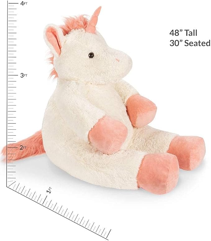 Vermont Teddy Bear Giant Stuffed Unicorn - Giant Unicorn Stuffed Animals, 4 Foot, 48", 4 FT